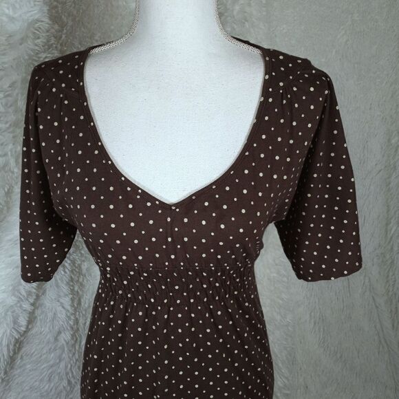 O'NEILL BROWN & CREAM DRESS SZ.M EUC - Picture 3 of 8